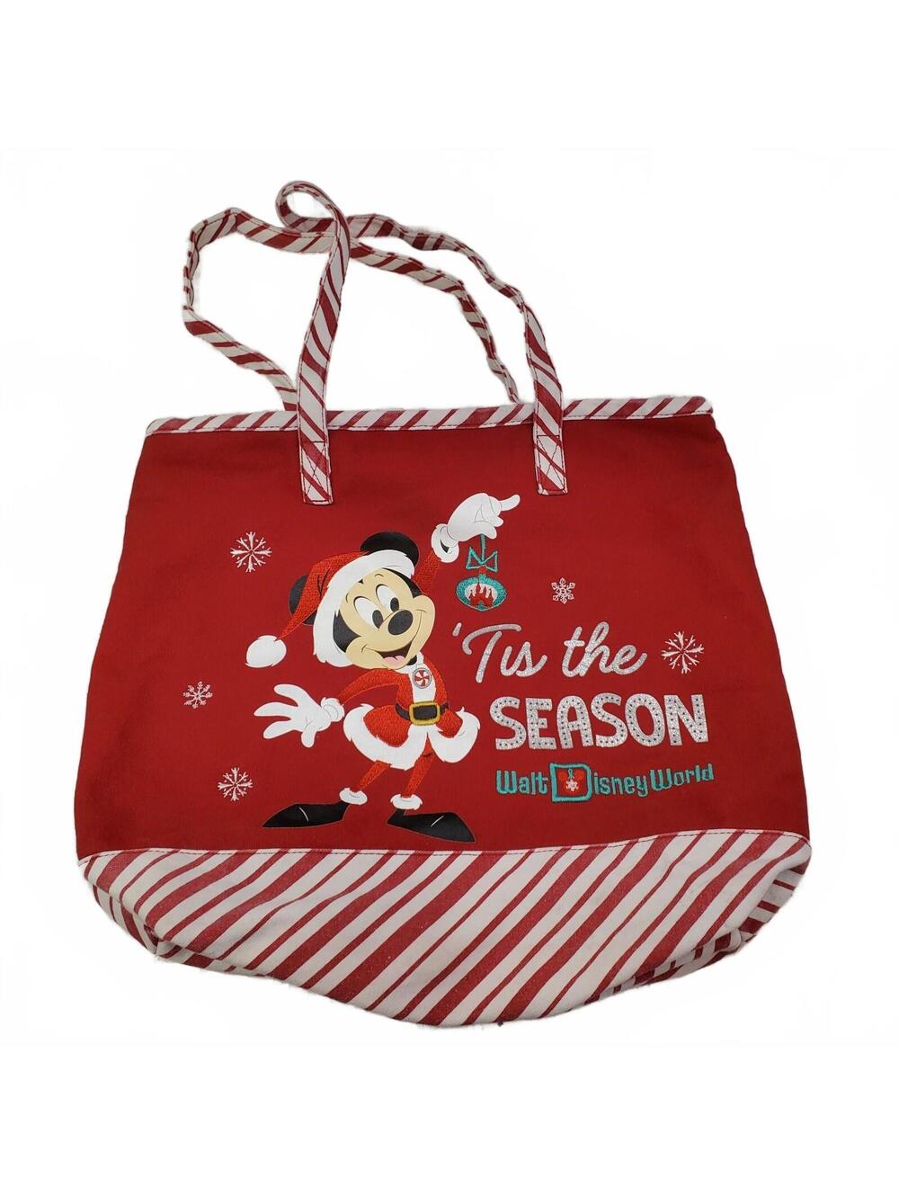 Disney Parks Walt Disney World Mickey Mouse Christmas Tote Bag